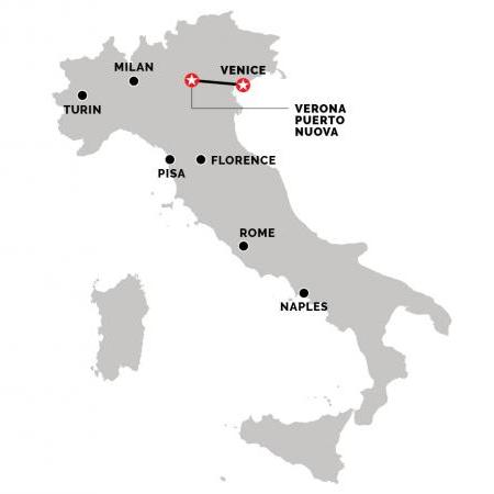 Train from Verona to Venice