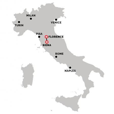Train from Florence to Siena